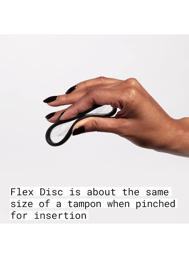 FLEX The Flex Company Cleaner Disposable Reusable Silicone Menstrual Cup for Women - 12 Discs - Image 4